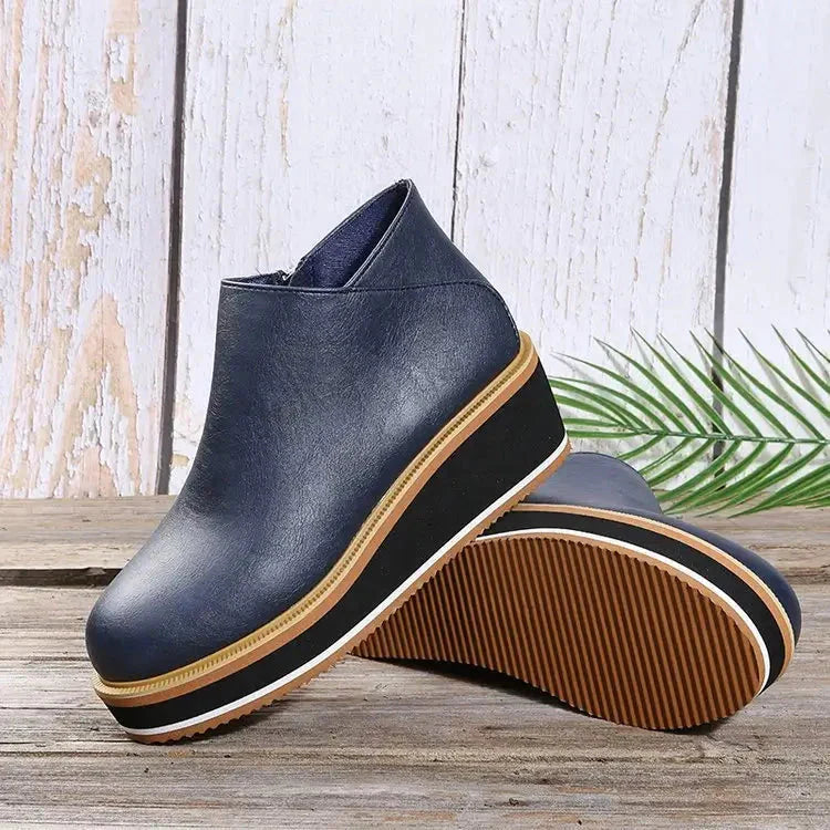Women’s Wedge Ankle Boots – Elegant & Comfortable