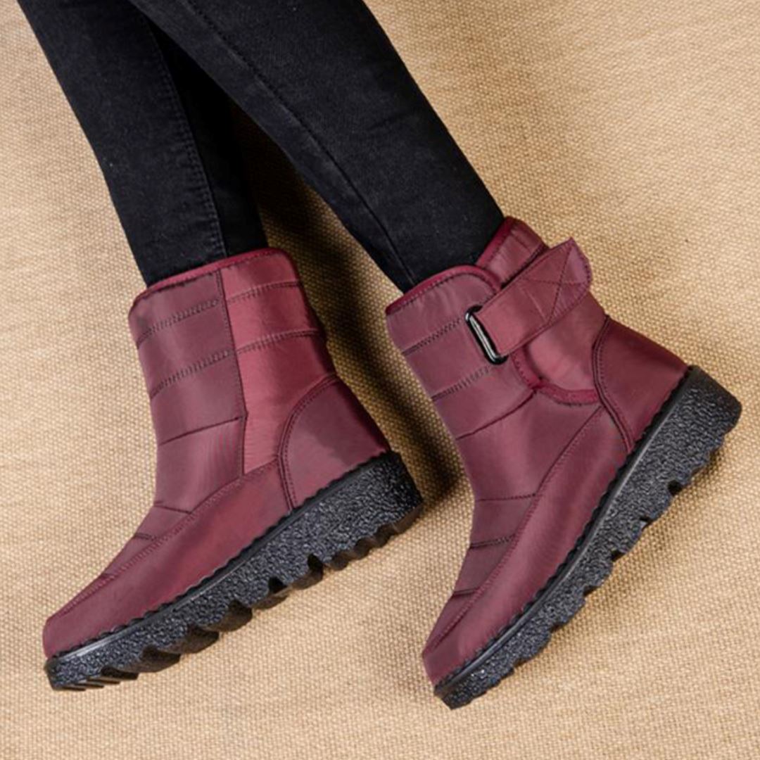 Waterproof Mid-Calf Winter Boots – Warm & Stylish