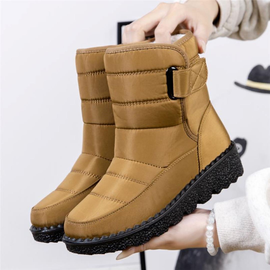 Waterproof Mid-Calf Winter Boots – Warm & Stylish