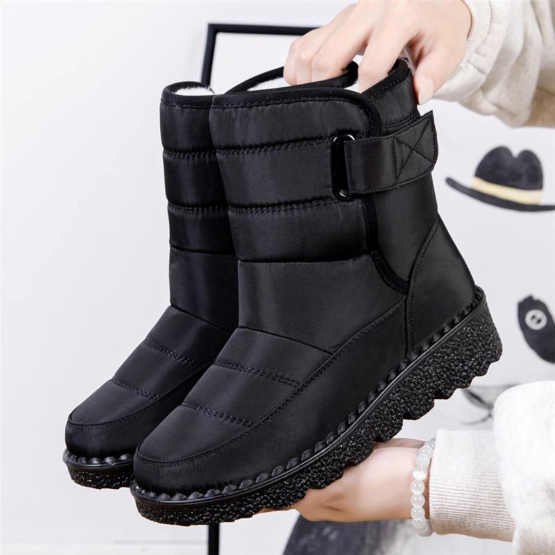 Waterproof Mid-Calf Winter Boots – Warm & Stylish