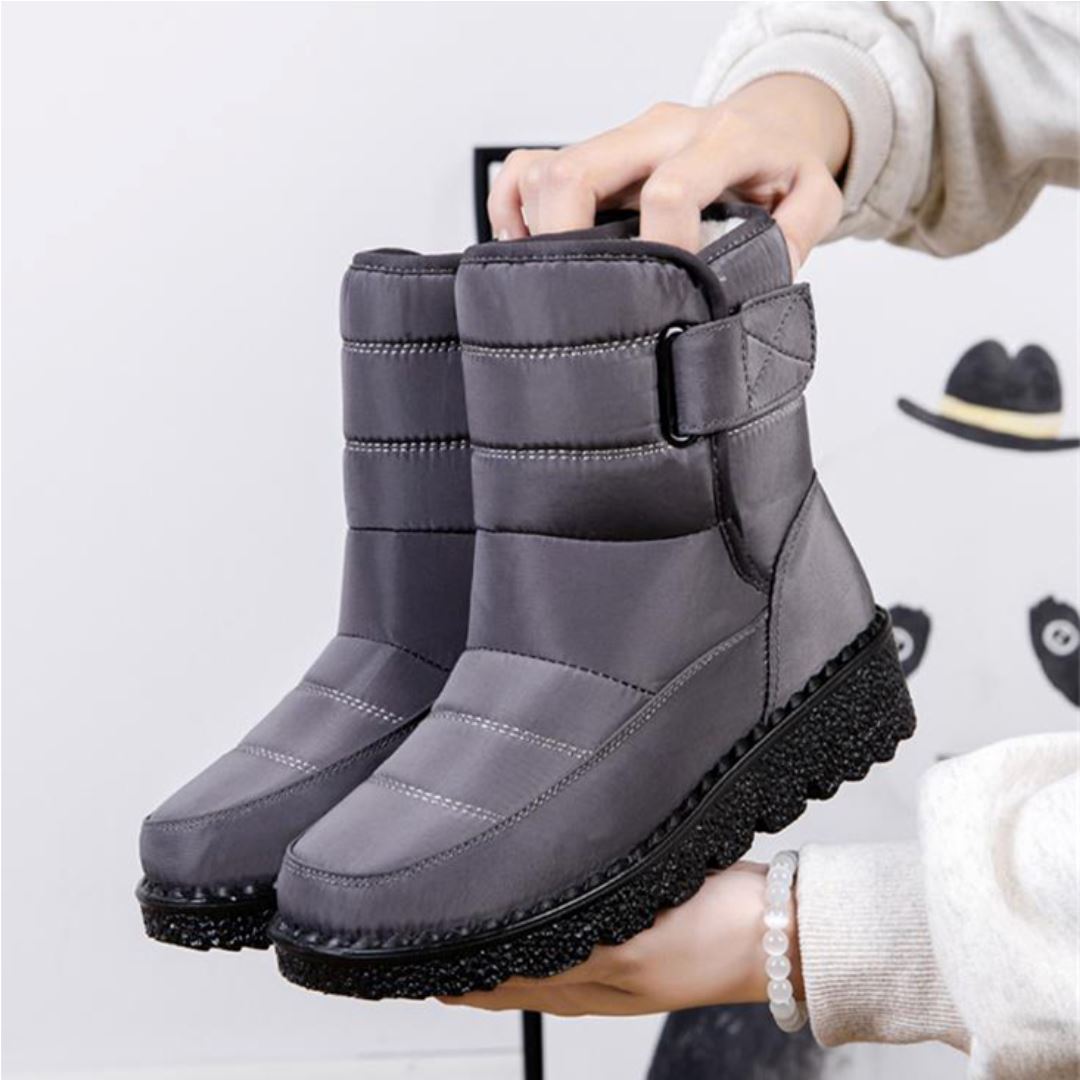 Waterproof Mid-Calf Winter Boots – Warm & Stylish
