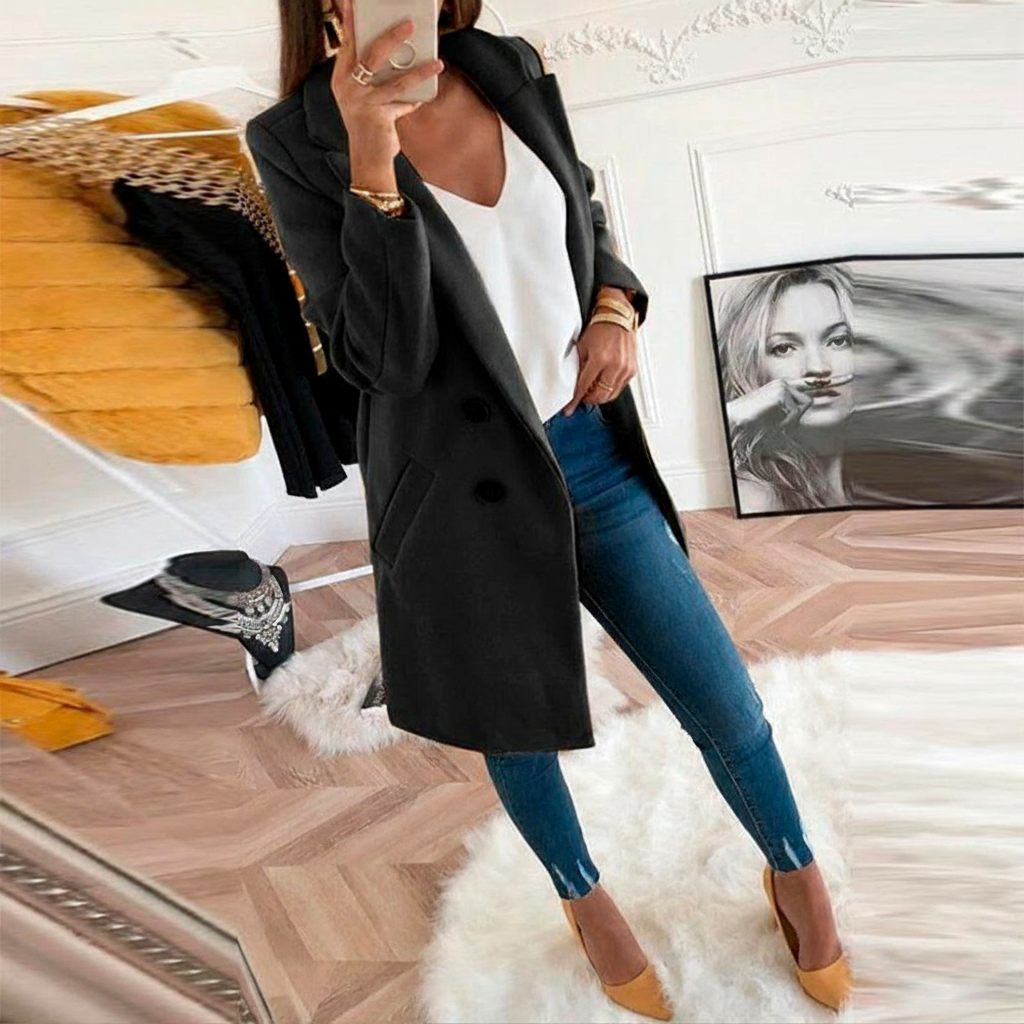 Women’s Winter Overcoat – Elegant & Warm